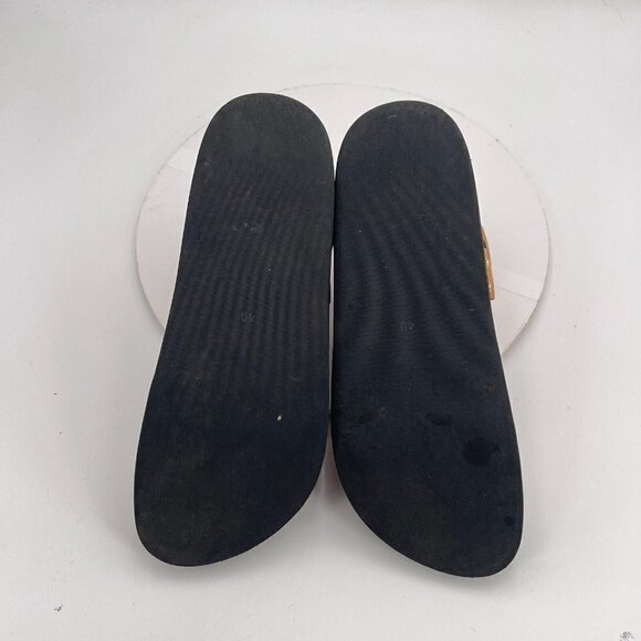 LA Tribe Women Size EU 40 US 9 Brown Leather Ankle Buckle Studed Platform Sandal - Picture 11 of 15